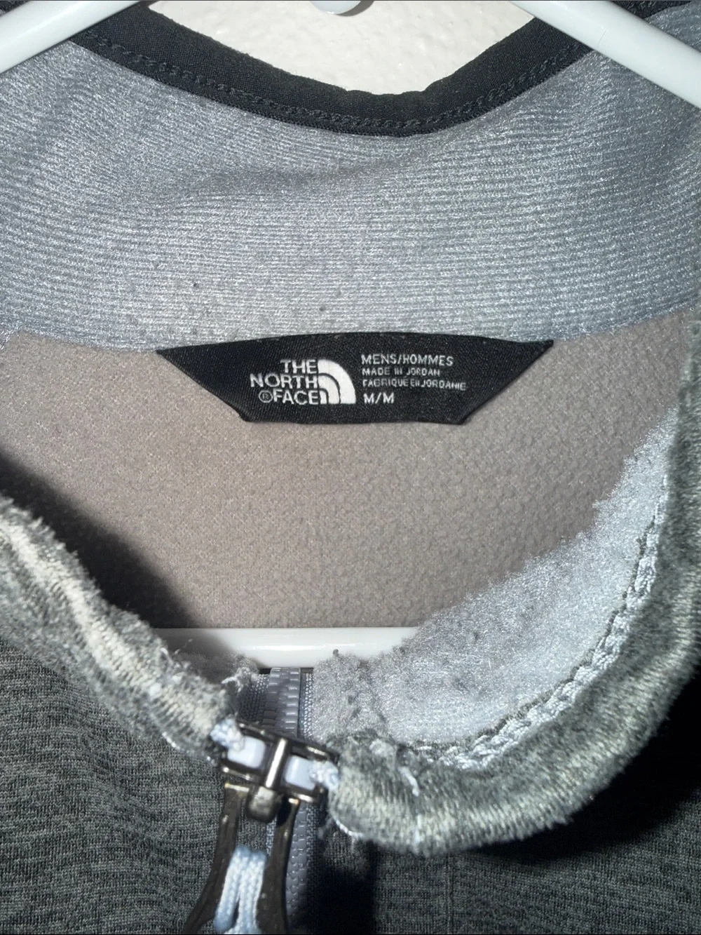 The North Face Men's Heather Gray Half-Zip Pullover